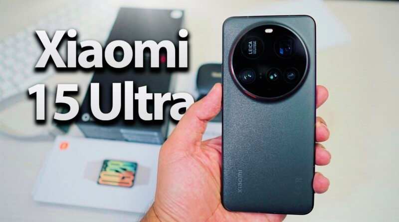 xiaomi 15 ultra, unboxing con sus accesorios