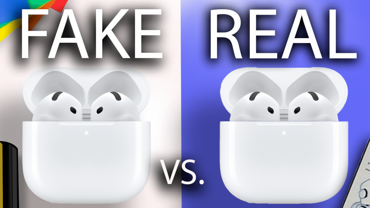 Airpods reales versus replicas