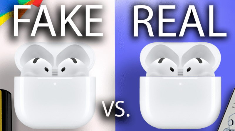 Airpods reales versus replicas
